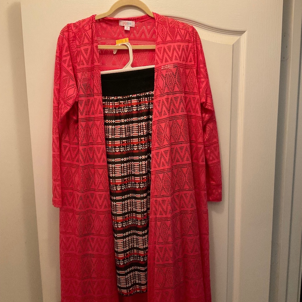 LuLaRoe small Lucy midi skirt